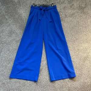 Sandro High rise Royal Blue Wide Leg Trousers